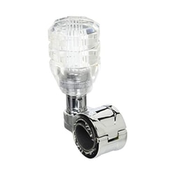 506161 [8角スリットラインハンドルスピンナー 取付ハンドルサイズ26～32mm ホワイト]