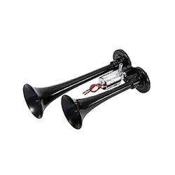DC24V ミニヤンキーホーン 低電流タイプ 長さ300mm ブラック 505535