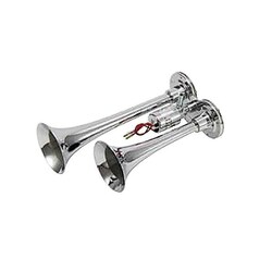 DC24V ミニヤンキーホーン 低電流タイプ 長さ300mm クロームメッキ 505531