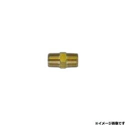 505163 [6カク ニップル 1/4インチ 真鍮]