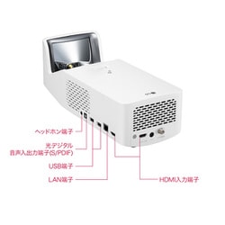 LG HF65LS 超短焦点プロジェクター リモコン・電源アダプター