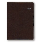 【限定】2022年4月始まり Appoint(アポイント) 1週間+横罫 A6 ブラウン E8828