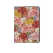 【限定】2022年4月始まり MILL(ミル) 1ヶ月ブロック 日曜始まり 薄型 FLOWER A6 レッド E9514