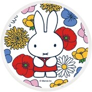 Qiワイヤレスチャージャー ミッフィー Miffy Floral ホワイト MF-282WH