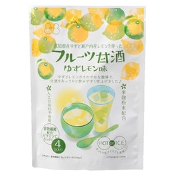 不二食品 フルーツ甘酒ゆずレモン味 15g×4