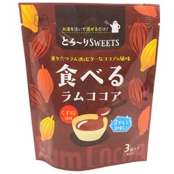不二食品 とろ～りスイーツ 食べるラムココア 23g×3 [期限切迫商品（賞味期限：2025年10月1日）]