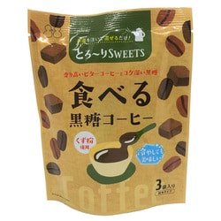 不二食品 とろ～りスイーツ 食べる黒糖コーヒー 23g×3