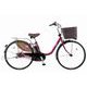 電動アシスト自転車 ビビ・DX26 ゲンテイ レディッシュパープル BE-ELD637P