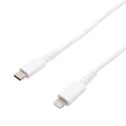 やわらか高耐久 PD対応 USB Type-C to Lightningケーブル ホワイト 2.0m SCL-YS20/WH