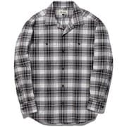 CシールドサーフェスCOCシャツ C-SHIELD Surface Check OC Shirt 5212201 152 カーボンブラック Mサイズ [アウトドア シャツ メンズ]