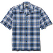 CシールドサーフェスCOC S/S C-SHIELD Surface Check OC Shirt S/S 5212203 040 ブルー Lサイズ [アウトドア シャツ メンズ]