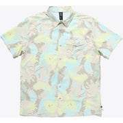 シェイドライトショートスリーブシャツ SHADE LITE SHORT SLEEVE SHIRT OM3536 217 Sandblast Flora Print Sサイズ [アウトドア シャツ メンズ]