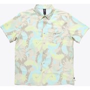 シェイドライトショートスリーブシャツ SHADE LITE SHORT SLEEVE SHIRT OM3536 217 Sandblast Flora Print Lサイズ [アウトドア シャツ メンズ]