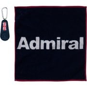 ADMB9FE2 19F ゴルフタオル（小） ホルダー付き ネイビー [ゴルフタオル]