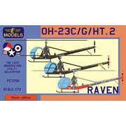 LFMPE7256 ヒラー OH-23C/G/HT.2 レイブン （米陸軍、オランダ、英海軍） [1/72スケール プラモデル エアクラフトシリーズ]