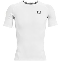 ヒートギアアーマー コンプレッション ショートスリーブ シャツ メンズ 機能性スポーツウェア シャツ White/Black（100） LGサイズ 1361518