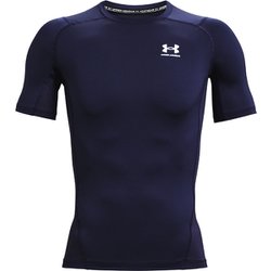 ヒートギアアーマー コンプレッション ショートスリーブ シャツ メンズ 機能性スポーツウェア シャツ MidnightNavy/White（410） MDサイズ 1361518