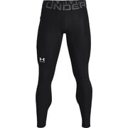 ヒートギアアーマー レギンス HG Armour Leggings 1361586 BLK/WHT(001) MDサイズ [ランニングウェア レギンス メンズ]