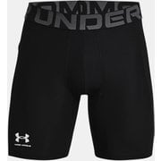 ヒートギアアーマー ショーツ HG Armour Shorts 1361596 BLK/WHT(001) SMサイズ [機能性スポーツウェア スポーツ用アンダーショーツ メンズ]