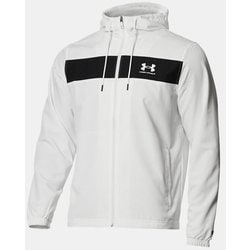 スポーツスタイル ウインドブレーカー メンズ フィットネス ジャケット White/Black（100） MDサイズ 1365505