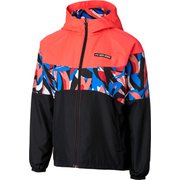 メッシュ ライナー プリント フーディー MESH LINER PRINTED HOODIE 1371542 BLK(001) MDサイズ [ランニングウェア フーディー レディース]