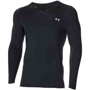 ヒートギア フィッティド ロングスリーブ Vネック シャツ HEATGEAR FITTED LONG SLEEVE V-NECK SHIRT 1371673 BLK/MGA(001) LGサイズ [ゴルフ インナーシャツ メンズウェア]