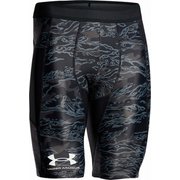 アイソチル コンプレッション ショーツ プリント ISO-CHILL Comp SHORT Printed 1371894 Black(001) SMサイズ [コンディショニングウェア ショートパンツ メンズ]