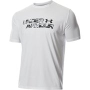 テック ショートスリーブ Tシャツ ワードマーク シーズナル 1371908 White (100) MDサイズ [ランニングウェア シャツ メンズ]