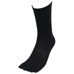 優フィットソックス 5本指 3P /Lサイズ 26～28cm/ ブラック RF-5214