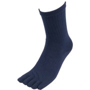 ハイパー強靭ソックス 5本指 3P /サイズ 25~27cm/ ネイビー RH-5555