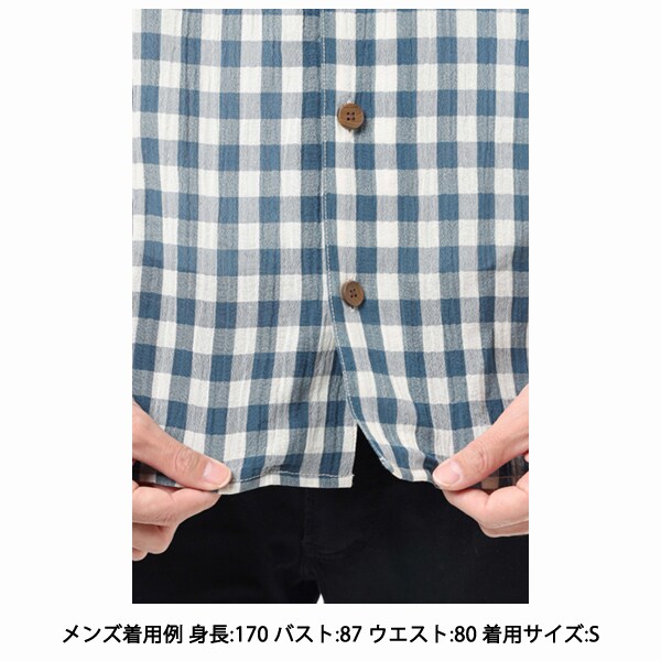 MENs XS ミレー ワシ プラス シャツ ショート スリーブ WASHI+ www