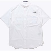 タミアミⅡショートスリーブシャツ FM7266 100 White Sサイズ [アウトドア シャツ メンズ]