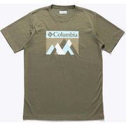ゼロルールショートスリーブグラフィックシャツ Zero Rules Short Sleeve Graphic Shirt AM6463 397 Stone Green, Peak Fun Graphic Lサイズ [アウトドア カットソー メンズ]
