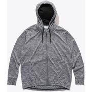 ポーラーパイオニアフルジップフーディ XL7720 010 Black Heather Lサイズ [アウトドア パーカー レディース]