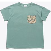 ウィメンズヤハラフォレストポケットショートスリーブTシャツ PL6831 388 Dusty Green, Camp Sサイズ [アウトドア カットソー レディース]