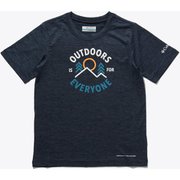 マウントエコーショートスリーブグラフィックシャツ Mount Echo Short Sleeve Graphic Shirt AB6637 464 Collegiate Navy Heather All Together XXSサイズ [アウトドア トップス キッズ]