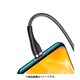 Type-C 3A アルミケーブル 1.2m BK SJ488USB01