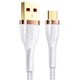 Type-C 3A アルミケーブル 1.2m WH SJ488USB02