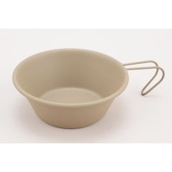 PY-SIE035 18-8 シェラカップ330ml ベージュ 目盛付 [シェラカップ]