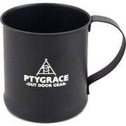 PY-SIE037 18-8 ブラック シングルマグカップ 300ml 袋入 [マグカップ]