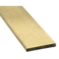 真鍮平角棒 2.0×12×1000mm 2751