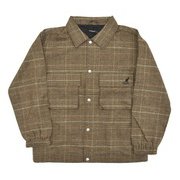C1160N 14 LL [KANGOL チェックツイードジャケット 14ベージュ LLサイズ]