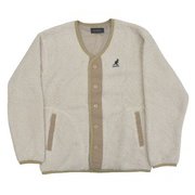 C6163N 13 LL [KANGOL プードルフリースノーカラージャケット 13アイボリー LLサイズ]
