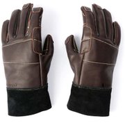 焚火グローブ 耐熱グローブ ブラウン レギュラーサイズ DK001