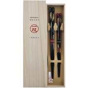 食洗機対応 夫婦箸 桐箱 あけぼの 2膳入 39343