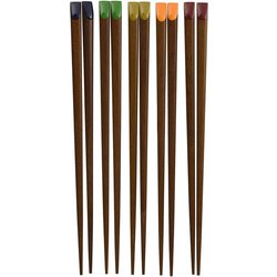来客用箸 23cm 5膳 天平カラー 33002