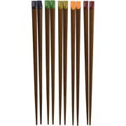 来客用箸 23cm 5膳 天平カラー 33002