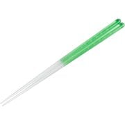 食洗機対応 塗り箸 23cm 花栞 グリーン 10052