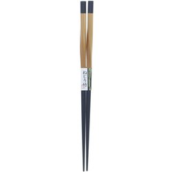 塗り箸 23cm すす竹 ねじり曙 大 11825