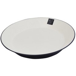 丸皿 小 21cm スチールグレー 41203